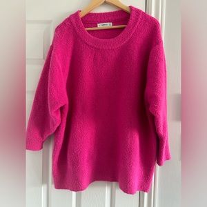 Zara knit pink sweater